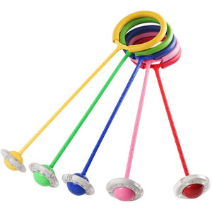 Fitness Equipment Single Legged Jumping Ball Sponge Ring Flash Light Novelties Toys