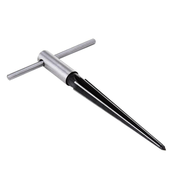 Drillpro 5mm-16mm Bridge Pin Hole Hand Held Reamer T Handle Taper 6 Flutes Reaming Tool