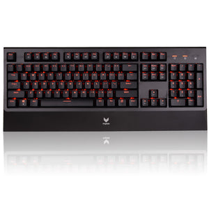 Rapoo V730L 104 Keys Optical Axis Switch Gaming Mechanical Keyboard NKRO RED Backlit