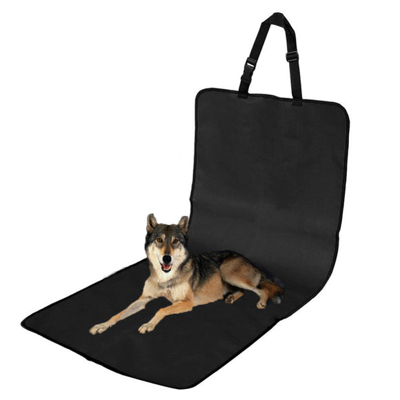 Pet Seat Cover Waterproof Car Single Seat Front Cover for Dog Pet Seat Protector Black Pet Mat
