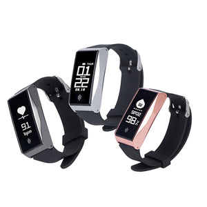 KALOAD BL86 Smart Bracelet Heart Rate Blood Pressure Oxygen Monitor Waterproof Wristband