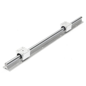 Machifit SBR16 500mm Linear Rail Optical Axis Guide with 2pcs SBR16UU Bearing Blocks CNC Parts