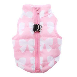 Pet Cat Dog Winter Warm Pet Dog Clothes Soft Padded Vest Harness Puppy Coat Jacket