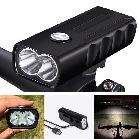 XANES DL17 T6 18650 Bike Light Headlight USB Xiaomi Electric Scooter Motorcycle E-bike Bicycle Camp