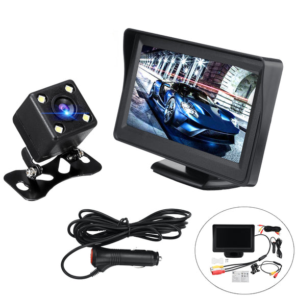 4.3 800*480 TFT LCD Screen Monitor For Car Rear View Reverse Backup Camera
