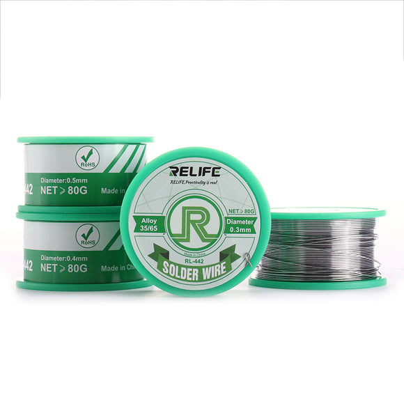 RL-442 0.3/0.4/0.5/0.6mm Active Solder Wire Rosin Core Soldering Iron Solder Line For Mobile Phone Mainboard BGA Repair