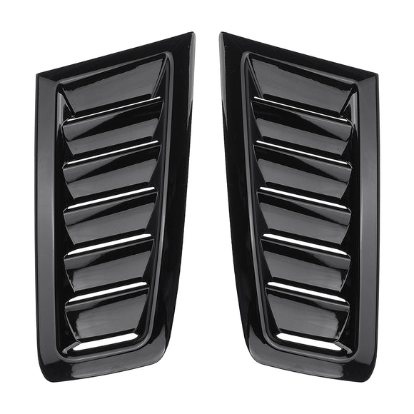 Car RS Style Bonnet Vents Universal Glossy BlackFor Ford Focus MK2