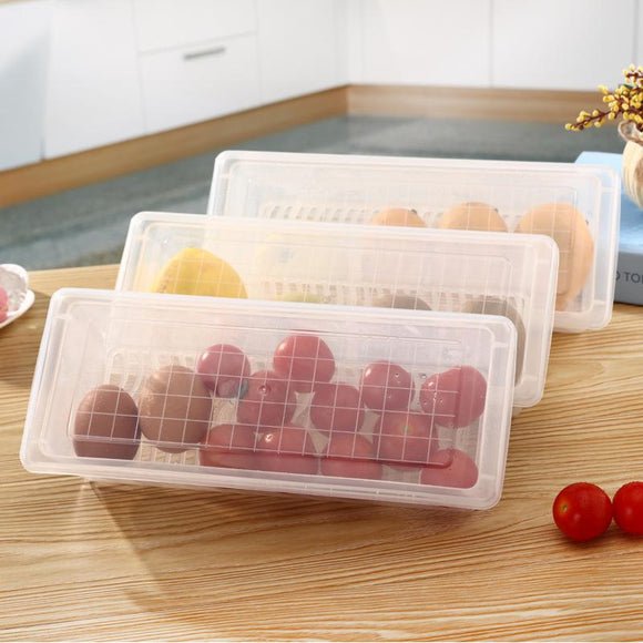 Fresh Box Kitchen Food Drain Sealed Storage Heat Preservation Lunch Box