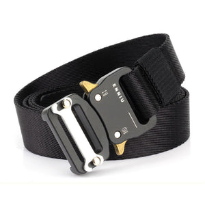 125cm ENNIU TB12 2.5cm Tactical Belt Outdoor Hunting Camping Adjustable Metal Buckle Nylon Waistband