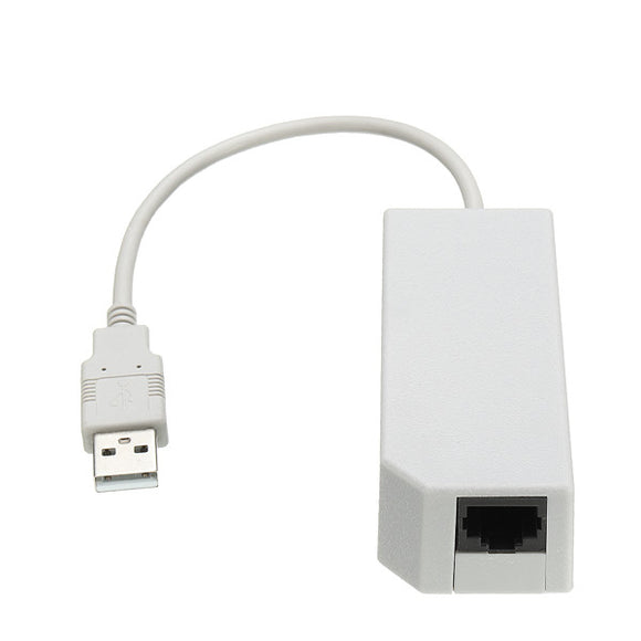 USB 2.0 to RJ45 Network Ethernet Card Adapter for NIntendo Switch/Wii/Wii U