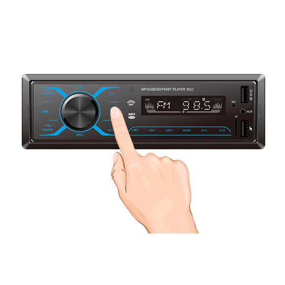 bluetooth Car Radio MP3 Player 1 DIN In Dash 12V Audio Stereo FM USB/WMA/FLAC