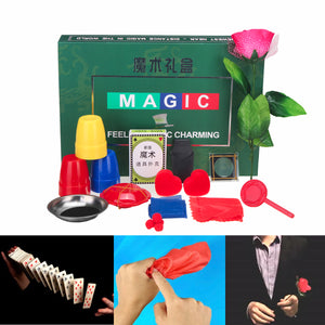 8 Kinds Trick Sets Magic Play With DVD Teaching Professional Magic Tricks Stage Close Up Magic Toys
