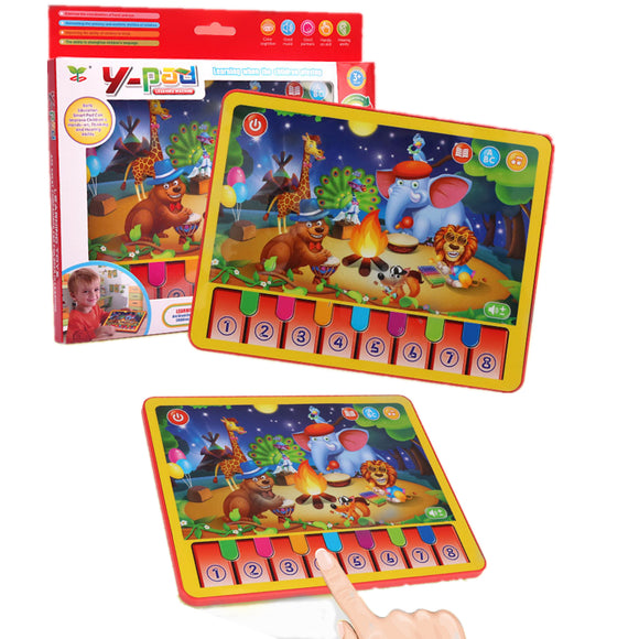 MoFun 2602A Ipad Learning Machine 24CM Animals Concert Early Educational Toys Teaching Aids