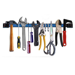 12 Inch Magnetic Tool Holder Racks Metal Hardware Tool Bar For Garage Workshop
