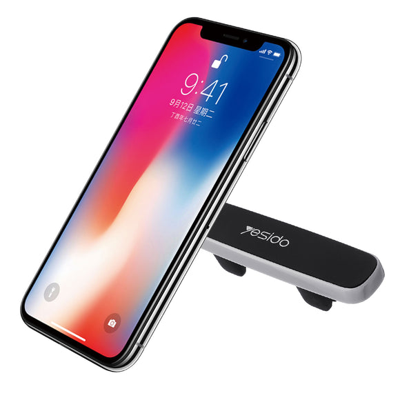 yesido Strip Shape Car Air Vent Magnetic Phone Holder Silica Gel Bracket Stand for iPhone X XS XR