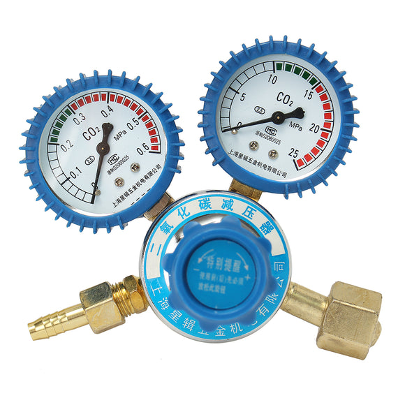 Argon CO2 Pressure Reducer Mig Tig Flow Control Valve Regulator for Gauge Welding