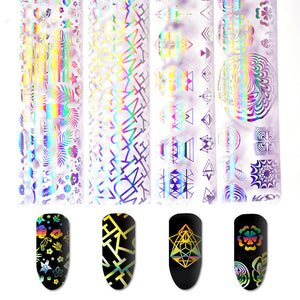 Nail Art Sticker UV Gel DIY Decoration Kit Symphony Star Paper Set