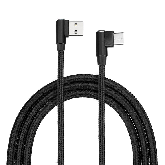Bakeey 90 Degree Reversible Type C Charging Data Cable 3.28ft/1m for Xiaomi Mi A2 Pocophone F1