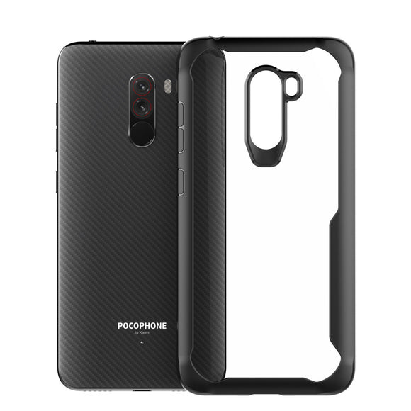 Bakeey Transparent Shockproof Hard Back Cover Protective Case for Xiaomi Pocophone F1