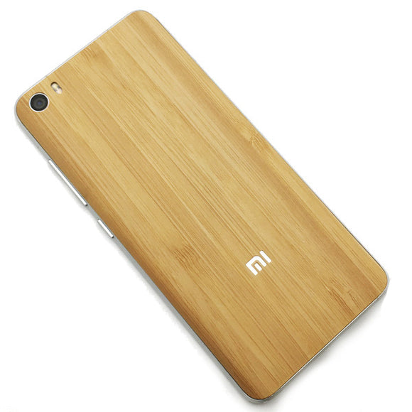 Bakeey Wood Bamboo Pattern Back Battery Cover Case For Xiaomi Mi5