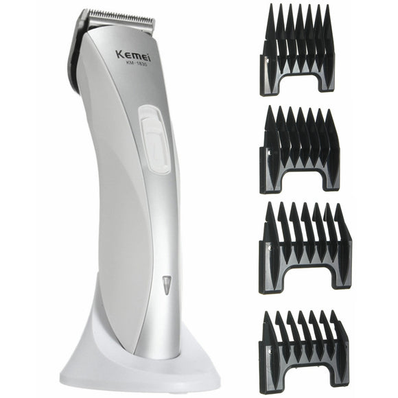 KM-1830 Rechargeable Electric Hair Clipper Trimmer Kit Grooming Set