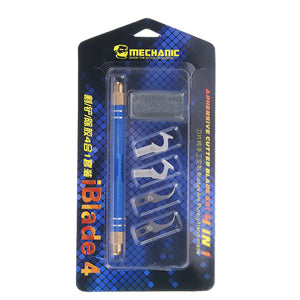 Mechanic iBlade 4 in 1 Mobile Phone BGA IC Chip Motherboard Disassemble Repair Blades CPU Demolition Shovel Glue Tool Set