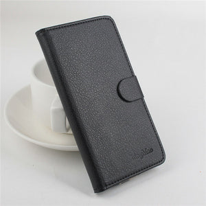 Litchi Grain Flip PU Leather TPU Back Case For Samsung Galaxy A5 2016