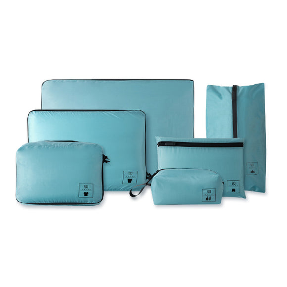 Xiaomi 90 Fun 4 Pcs Travel Storage Bag Folding Waterproof Nylon Clothes Pouch Luggage Organizer Set