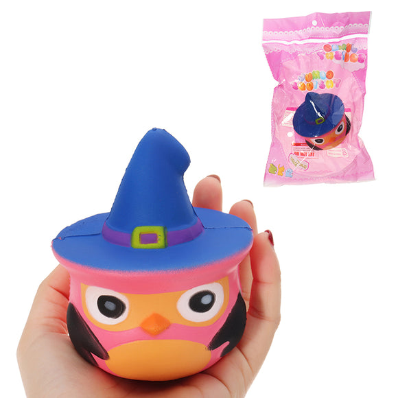 PU Slow Owl Toy Squishy Slow Rising With Packaging Collection Gift Soft Toy