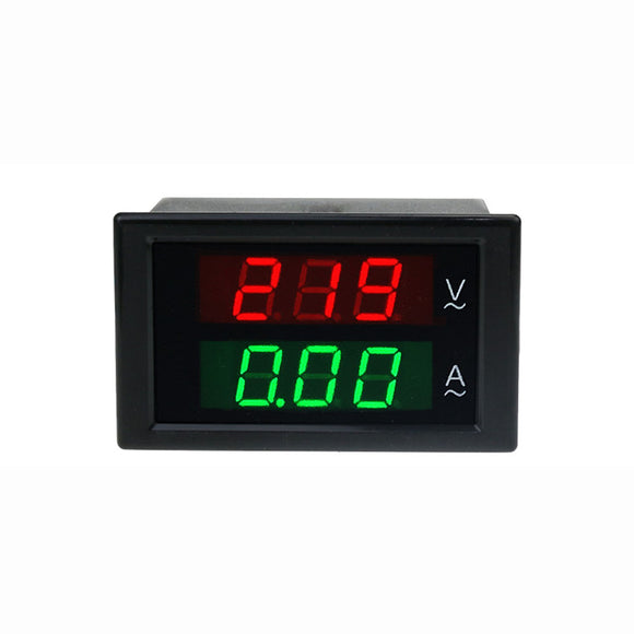 DL85-2041 Digital LED Voltage Meter Ammeter Voltmeter with Current Transformer AC80-300V 0-50.0A Dual Display