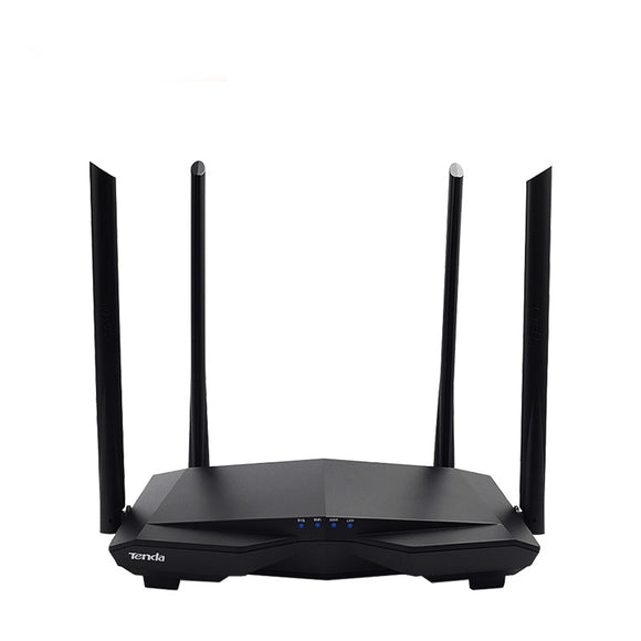 Tenda AC6 1200Mbp Wireless Wifi Router 2.4/5G 4*5dBi Antena App Control Router Fiber Speed 10/100Mbp