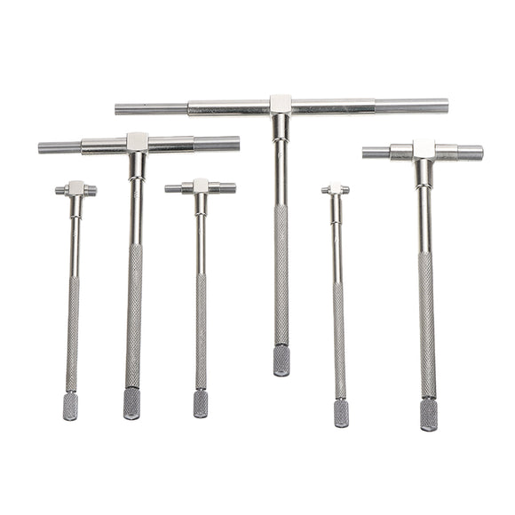 ETOPOO 6pcs/set Telescopic Gauge 8-150mm Adjustable Inner Diameter Gauge 4pcs/set 3-13mm Ball Joint Telescopic Gauge Carbon Steel Micrometer Measuring Tool