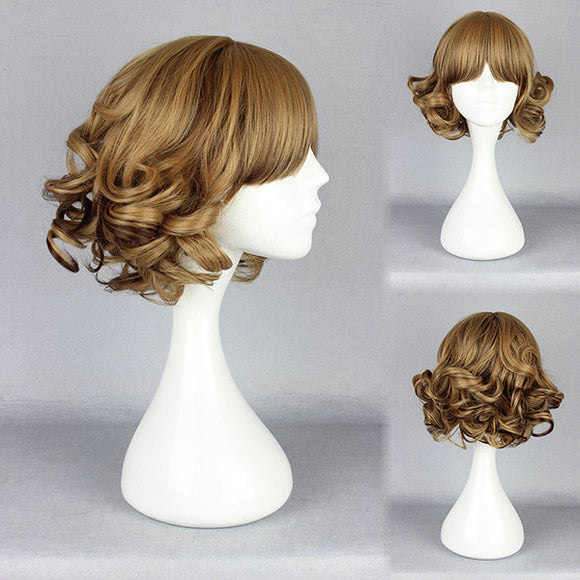 Cute High-Temperature Resistance Synthetic Cosplay Costume Hair Wig Animation Hairstyle