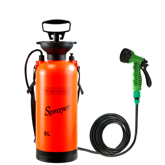 7 Spray Modes Adjustable Cleaning Air Pressure Sprayer Garden Watering Can Outdoor Shower