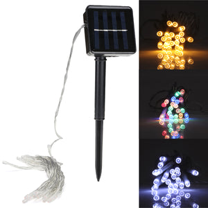 3M 20 LED String Light 8 Modes Solar Powered Outdoor Christmas Light