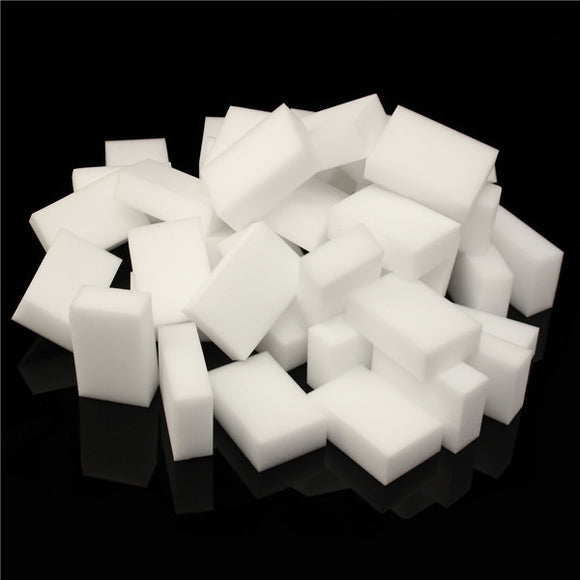 100pcs 30mm Thickness Magic Cleaning Sponge 90x60x30mm Magic Melamine Cleaning Eraser Sponges