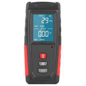 WT3121 Handheld Digital LCD EMF Meter Electromagnetic Radiation Tester Electric Field Magnetic Field Dosimeter Detector