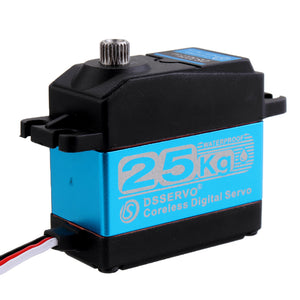 DSSERVO DS3225SG 25KG 180/270 Coreless Waterproof Metal Gear Digital Servo For Baja Cars 1/8 1/10 1/12 RC Cars