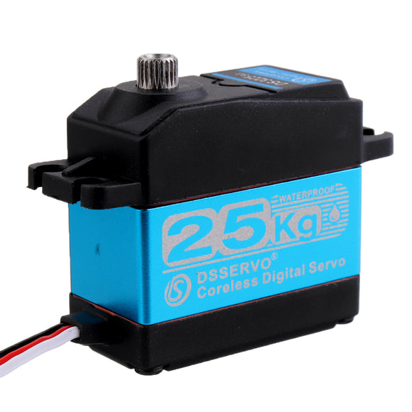 DSSERVO DS3225SG 25KG 180/270 Coreless Waterproof Metal Gear Digital Servo For Baja Cars 1/8 1/10 1/12 RC Cars