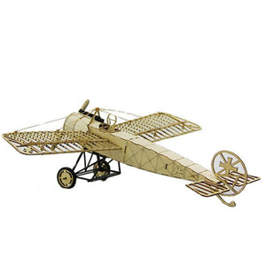 Light Wooden Fokker-E Aeromodelling Plane Toy Model Airplane