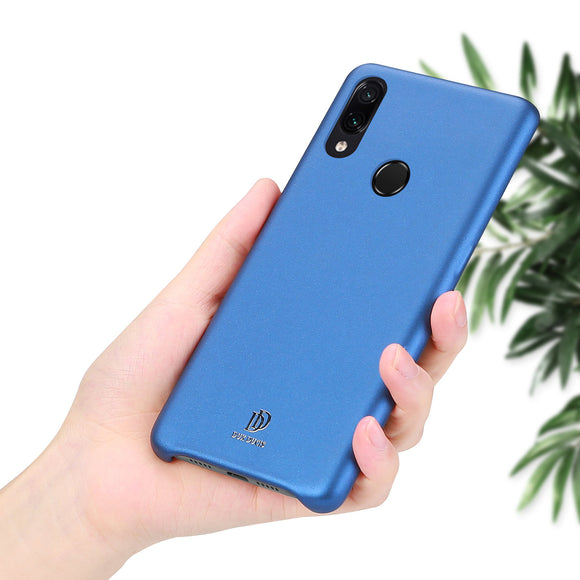 DUX DUCIS Smooth Touch Shockproof PU Leather&Silicone Soft Protective Case For Xiaomi Redmi 7 / Redmi Y3