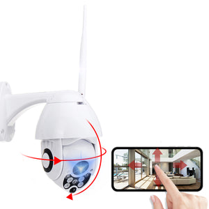 HD 1080P WiFi Wireless CCTV PTZ IP Camera Smart Audio Home Security Night Vision Rainproof