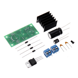 Rectifier Filter Power PCB Board Kit Single Power Rectifier Filter Board Circuit Board 15V Full Set of Parts