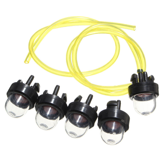 5pcs Snap In Primer Bulbs with 2pcs Pump Fuel Line For ECHO Poulan RYOBI 683974