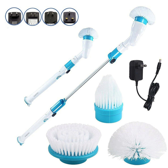 Electric Cleaning Brush Wireless Charging Cleaning Brush Automatic Rotating Mop Long Handle Brush