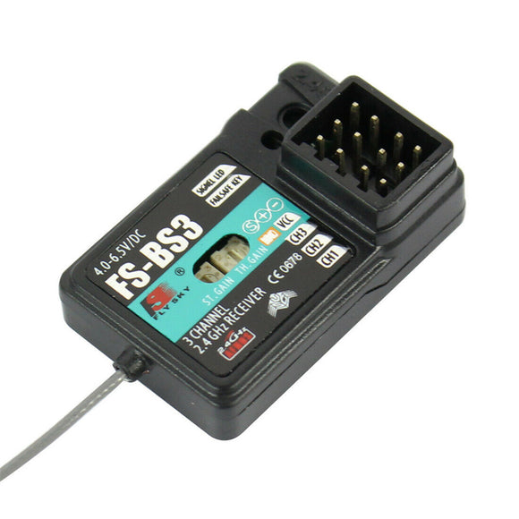 Flysky FS-BS3 Receiver with Stabilization System for FS-GT2 FS-GT2B FS-GT3B RC Transmitter