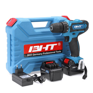 21V 2 Speed Brushless Li-ion Electric Drill Cordless Impact Drill Tools 35Nm 2 Speeed Power Drills