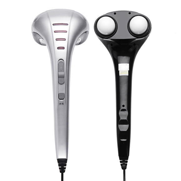 Double Head 3 Interchangeable Nodes Variable Speed Handheld Electric Massager Deep Percussion
