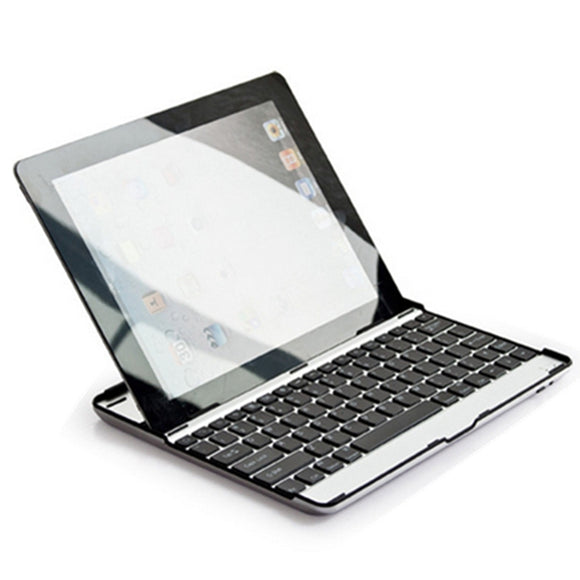 Ultra Thin Aluminum Alloy bluetooth 3.0 Stand Keyboard For iPad 2 3 4
