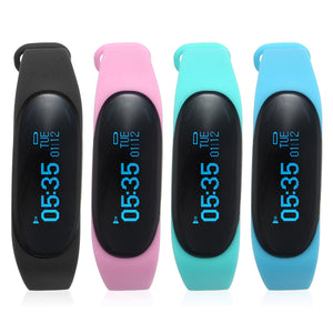 T02 bluetooth 4.0 Smart Wristband Bracelet IP65 Waterproof Smart Watch Pedometer for Android IOS